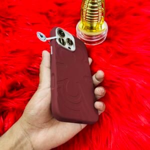 Paposi Maroon Case Iphone 16 Pro Max